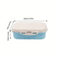 1PC Wheat Plastic Lunch Box,Meal Box for Office Worker,Divided Bento Box, for Teenagers and Workers at School,Classroom, Canteen