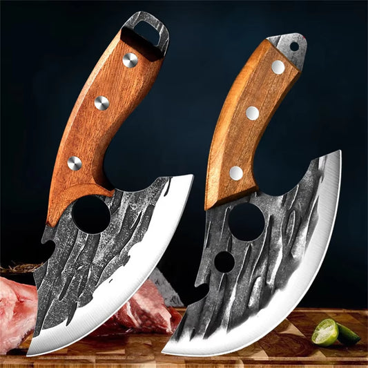 Kitchen Knife Professional Chef Knife Solid Wood Handle Boning Knife Vegetable Meat Forging Sharp Durable Kitchen Tools