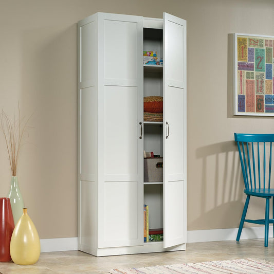 Select Storage Cabinet/ Pantry Cabinets, White Finish