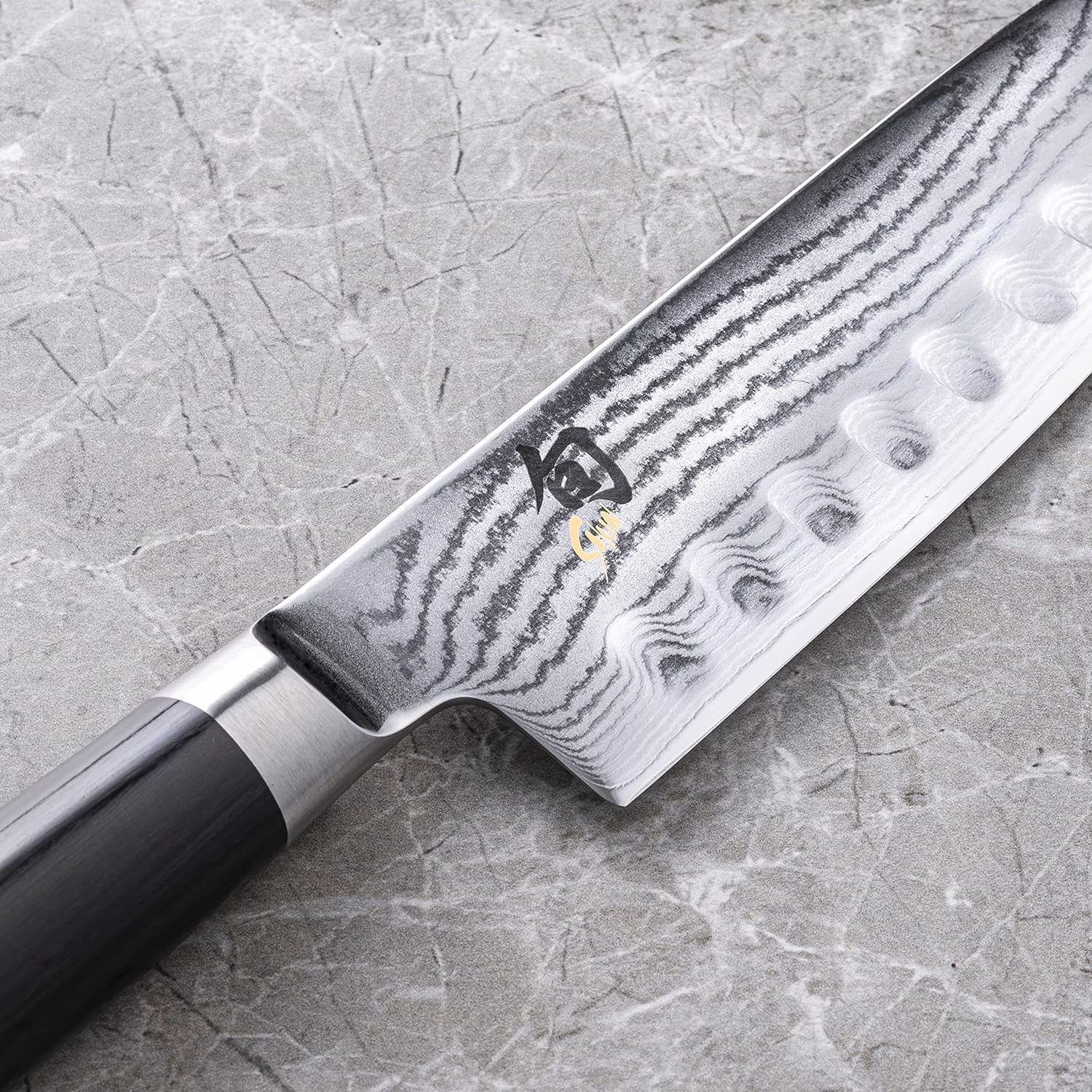 Classic 8" Hollow Ground Chef'S Knife, Handcrafted Japanese Knife, VG-MAX Core with Damascus Stainless Steel Cladding, Pakkawood Handle, Highquality Chef Knife for Professional and Home Chefs