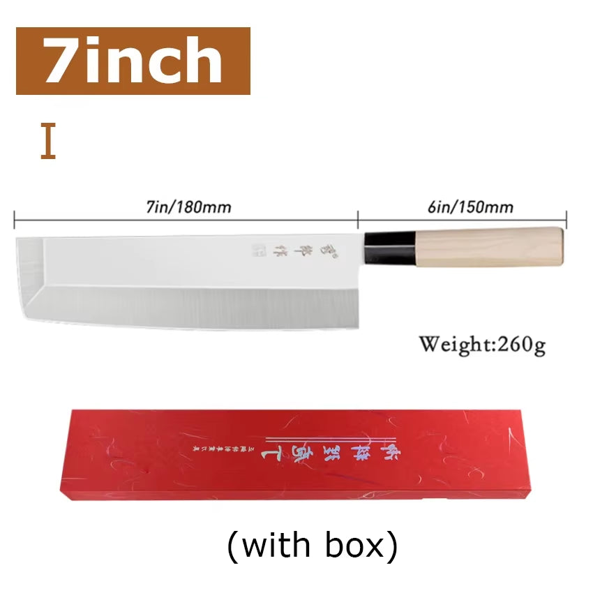 Professional Japanese Sashimi Knife Sushi Chef Knives Salmon Slicing Raw Meat Butcher Cleaver Stainless Steel Filleting Knife