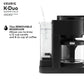 K-Duo Essentials, Hot & Iced Single-Serve K-Cup Pod Coffee Maker & Carafe, Black