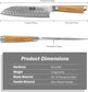 Damascus Santoku Knife 7 Inch, Professional Japanese Damascus Super Steel Kitchen Knife, Sharp Cooking Knife with Durable Ergonomic Olive Wood Handle