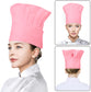 Chef Hat,Adult Adjustable Hook and Loop Tape Baker Hat Kitchen Cooking Chef Cap for Men Women Kids