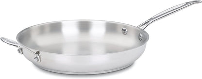 722-20 8-Inch Chef'S-Classic-Stainless-Cookware-Collection, 8", Open Skillet