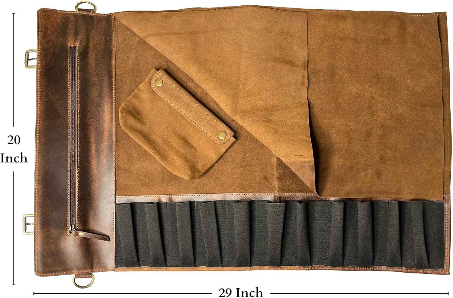 Genuine Leather Chef Knife Roll All Purpose Chef Roll