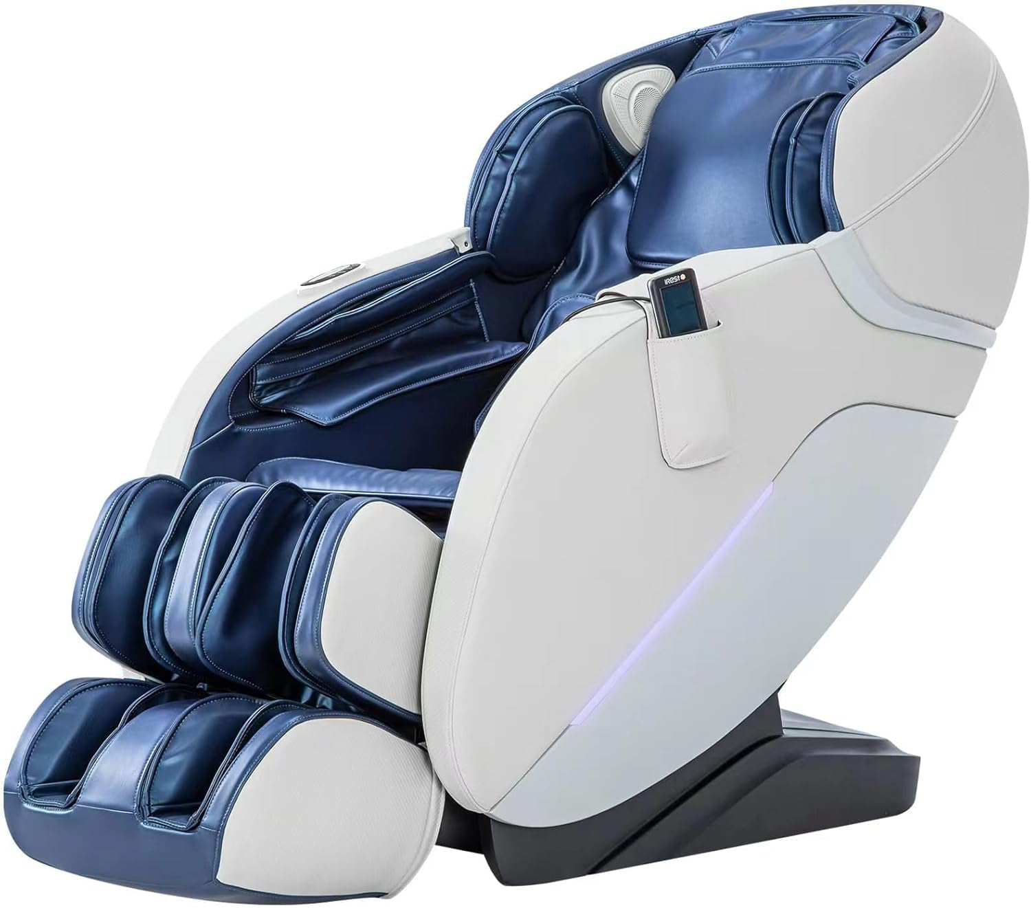 SL Track Massage Chair Recliner, Full Body Massage Chair with Zero Gravity, Bluetooth Speaker, Airbags, Heating, and Foot Massage