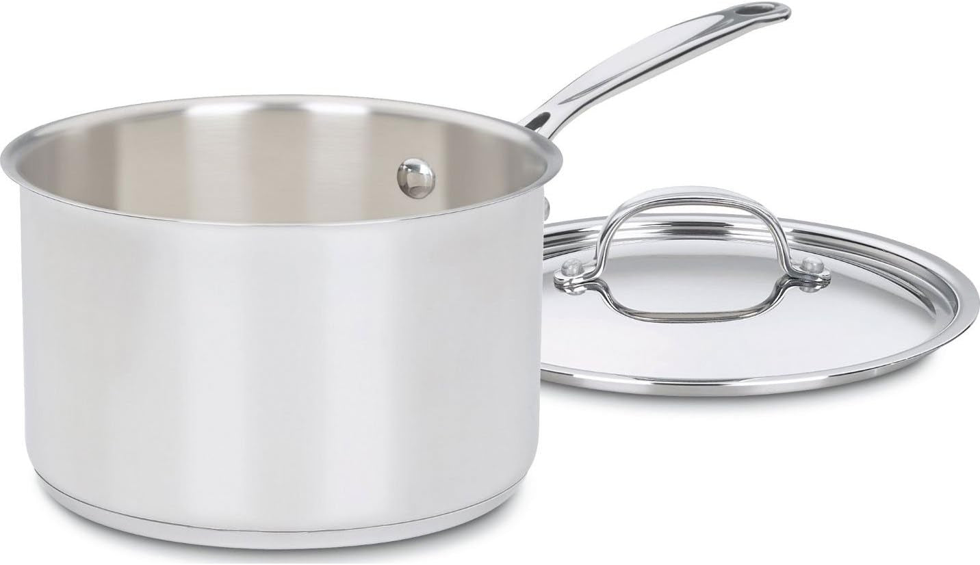 7194-20 Chef'S Classic Stainless 4-Quart Saucepan with Cover