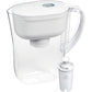 Metro Water Filter Pitcher with Smartlight Filter Change Indicator, Bpa-Free, Replaces 1,800 Plastic Water Bottles a Year, Lasts Two Months, Includes 1 Filter, Small - 6-Cup Capacity, White