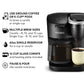 K-Duo Essentials Black Single-Serve K-Cup Pod Coffee Maker