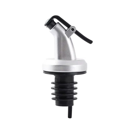 Oil Bottle Stopper Liquor Dispenser ABS Lock Wine Pourers Flip Top Drink Wine Stopper Leak-Proof Nozzle Bottle Cap Kitchen Tool