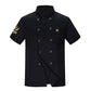 Chef Jacket for Men Women Cook Jacket Short Sleeve Restaurant Kitchen Work Uniform