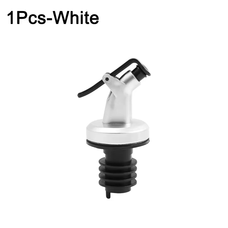 1/3Pcs Oil Bottle Stopper Lock Plug Seal Leak-Proof Food Grade Rubber Nozzle Sprayer Liquor Dispenser Wine Pourer Kitchen Tools