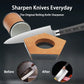 Rolling Knife Sharpener Multi-Angle Knife Sharpening Tool for Home and Professional Chefs Kitchen Essentials Regular Reusable