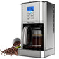 Stainless Steel 12 Cup Drip Coffee Maker, Programmable Coffee Machine Self-Cleaning