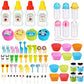 Cute Mini Animal Cartoon Food Picks Children Snack Cake Dessert Food Fruit Forks Silicone Lunch Box Dividers