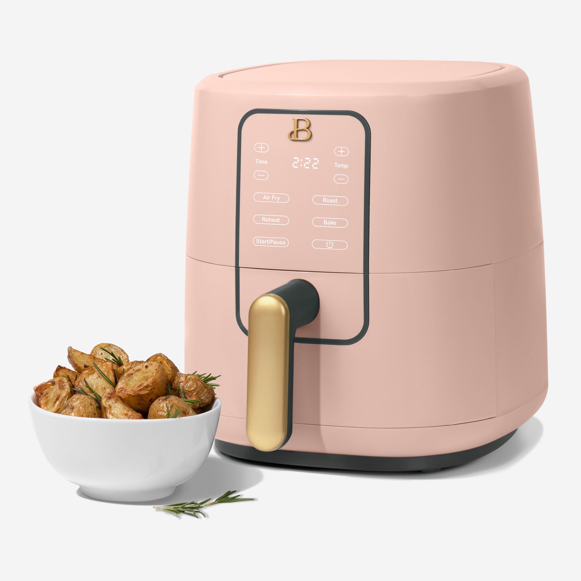 3 Qt Air Fryer with Turbocrisp Technology, Rose by Drew Barrymore