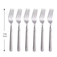 Europe Silver Luxury Fashion Cutlery Set 18/10 Stainless Steel Creativity Gift Roman Column Flatware 304 Drop Shipping