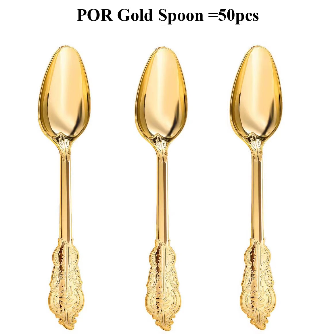 75 Pieces Gold Plastic Silverware- Party Flatware Set-Heavyweight Plastic Cutlery- Includes 25 Forks, 25 Spoons, 25 Knives