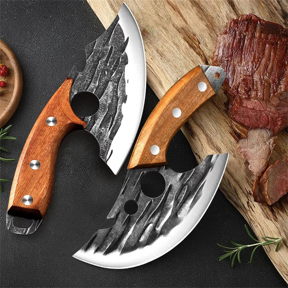 Kitchen Knife Professional Chef Knife Solid Wood Handle Boning Knife Vegetable Meat Forging Sharp Durable Kitchen Tools