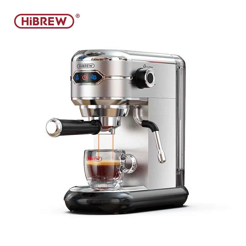 Coffee Maker Cafetera 20 Bar Inox Semi Automatic Super Slim ESE POD& Powder Espresso Cappuccino Machine Hot Water H11