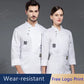 Black Chef Uniform Jacket Long Sleeve Chef T-Shirt Restaurant Uniform Bakery Food Service Breathable New Cooking Clothes Logo