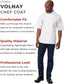 Unisex Volnay Chef Coat