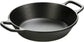 12 Inch Pre-Seasoned Cast Iron Skillet - Dual Assist Handles - Use in the Oven, on the Stove, on the Grill, or over a Campfire - Black