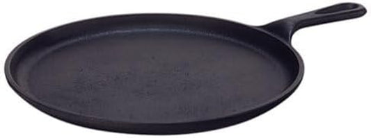 L9OG3 Cast Iron round Griddle, Pre-Seasoned, 10.5-Inch