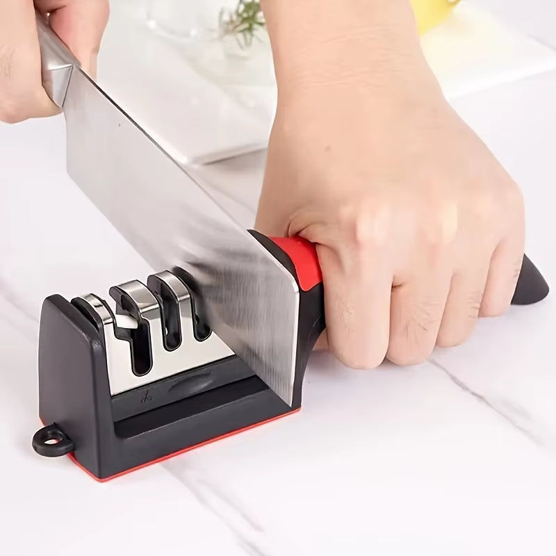 A Multifunctional Handheld Tool Sharpener，With Removable Grinding Head - Durable Plastic，Manual Operation