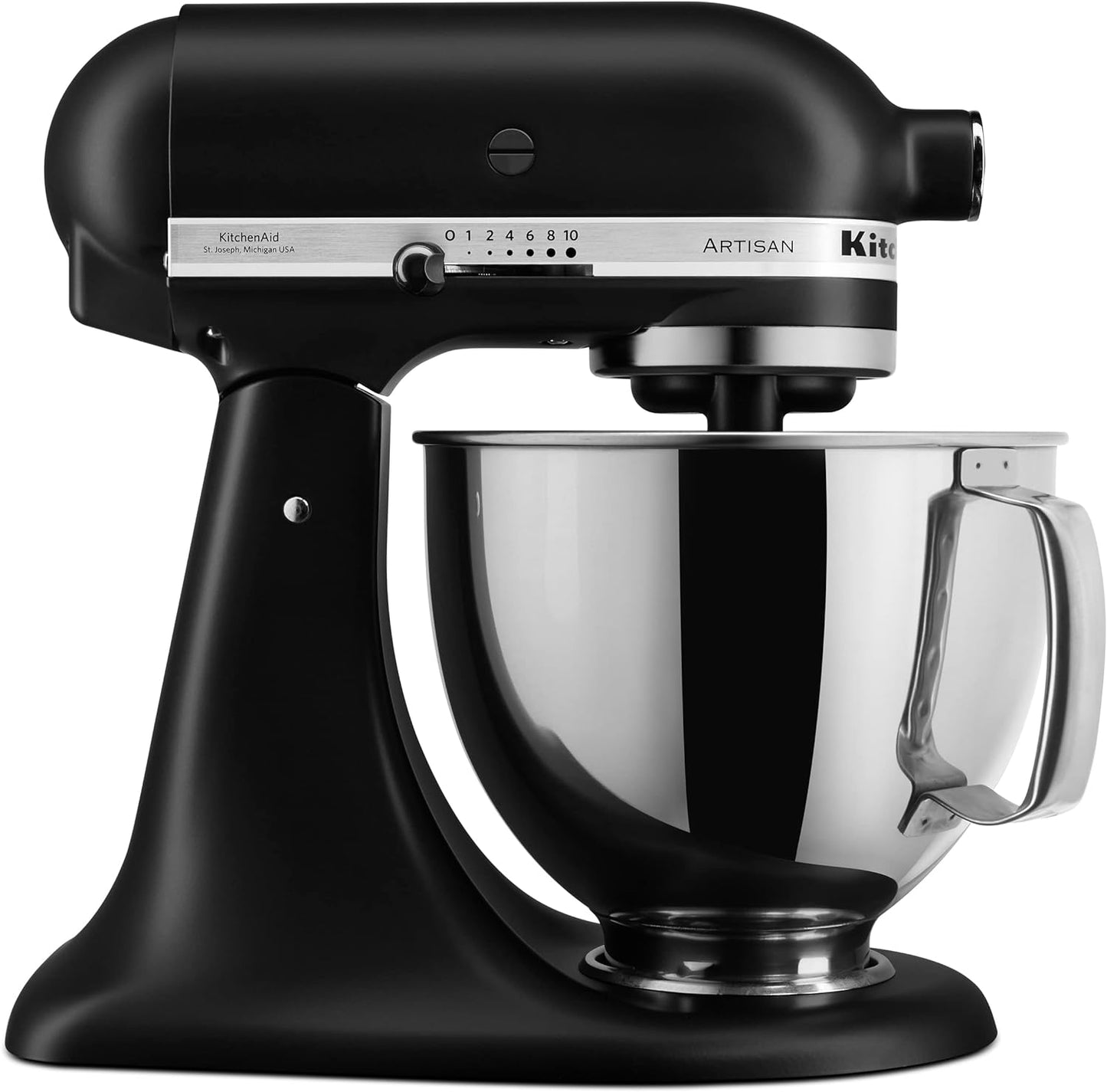 Artisan Series 5 Quart Tilt Head Stand Mixer with Pouring Shield KSM150PS, Almond Cream