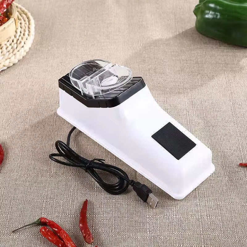 Knife Sharpening Electric Multifunctional Knife Sharpening Machine Kitchen Gadget for 5 Seconds Fast Sharpening & Polishing