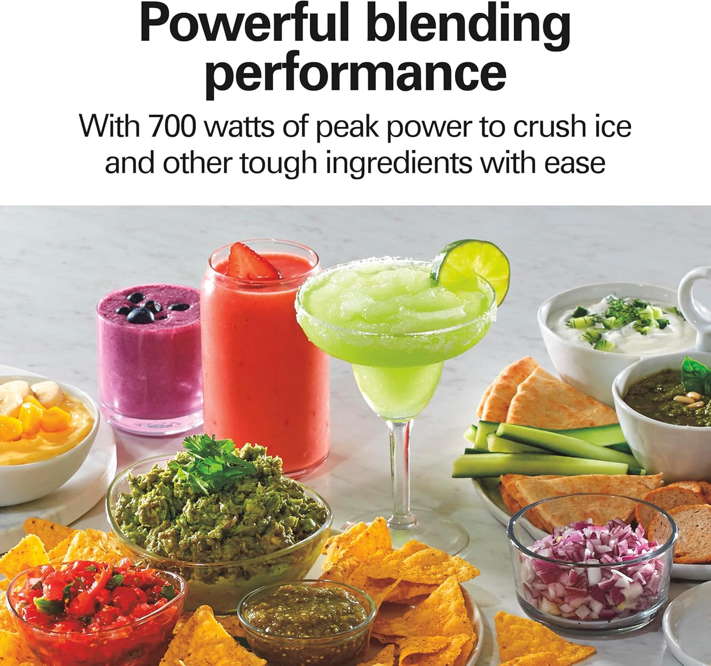 Power Elite Blender for Shakes and Smoothies with 3-Cup Vegetable Chopper Mini Food Processor, 40Oz Glass Jar, 12 Functions for Puree, Ice Crush, Black and Stainless Steel (58149)