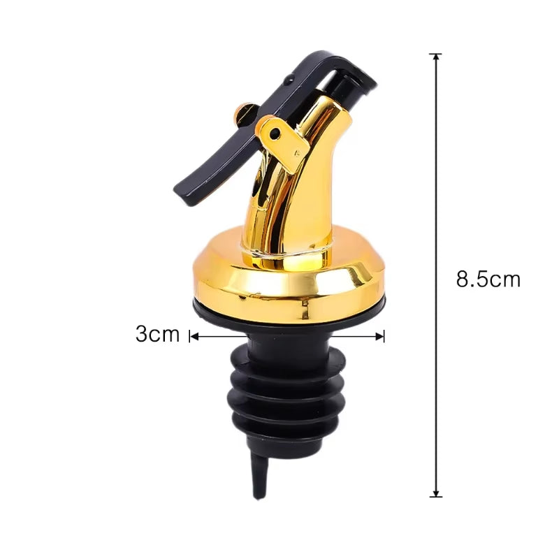 1/3Pcs Oil Bottle Stopper Lock Plug Seal Leak-Proof Food Grade Rubber Nozzle Sprayer Liquor Dispenser Wine Pourer Kitchen Tools