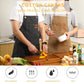 Canvas Cross Back Chef Cotton Aprons for Men Women with Large Pockets