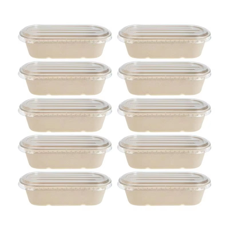 Containers Boxes Go Disposable Food to Box Paper Take Out Lunch Container Salad Packing School Trays Takeout Lids Plates Plastic