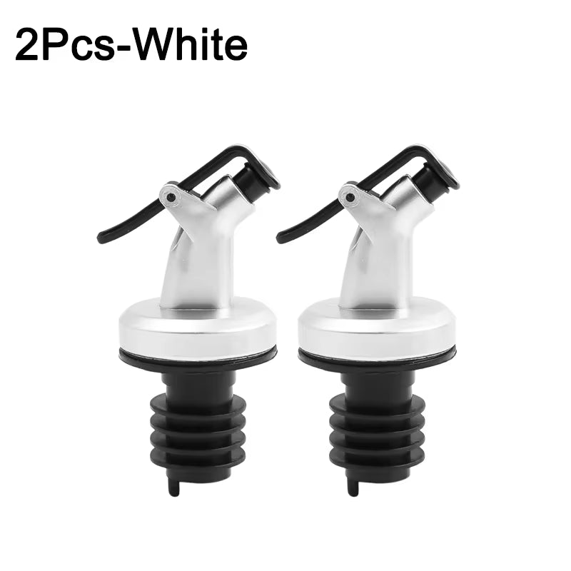 1/3Pcs Oil Bottle Stopper Lock Plug Seal Leak-Proof Food Grade Rubber Nozzle Sprayer Liquor Dispenser Wine Pourer Kitchen Tools