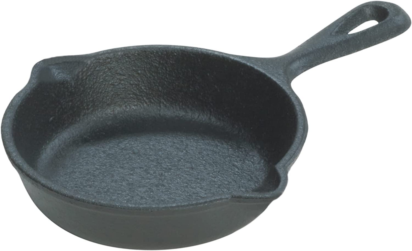 10.25 Inch Cast Iron Pre-Seasoned Skillet – Signature Teardrop Handle - Use in the Oven, on the Stove, on the Grill, or over a Campfire, Black