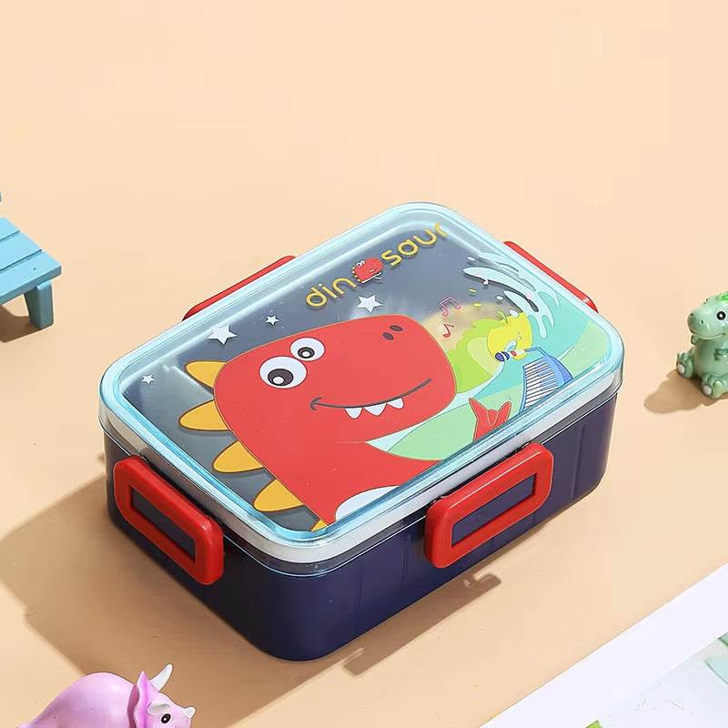 Cute Lunch Box for Kids Girls Boys with Compartments Bento Lunch Box School Child Leakproof Children'S Food Snack Boxes New 2024