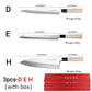 Professional Japanese Sashimi Knife Sushi Chef Knives Salmon Slicing Raw Meat Butcher Cleaver Stainless Steel Filleting Knife