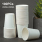 100Pcs Disposable Paper Cups 200Ml 250Ml Drinking Coffee Paper Cup Hotel Restaurant Paper Cup Supplies