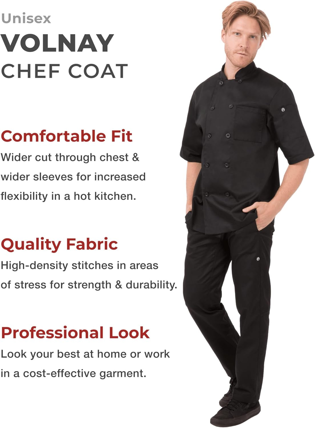 Unisex Volnay Chef Coat