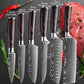 Damascus Chef'S Knife Kitchen Knives Set Professional Boning Knife Meat Cleaver Utility Knife Japanese Santoku Knife with Cover