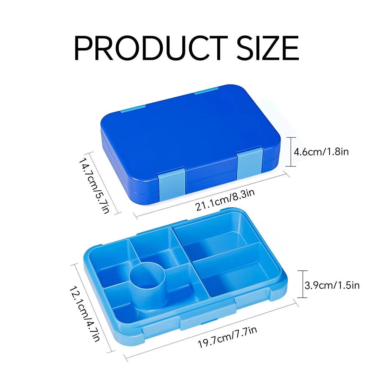 1100Ml Lunch Box Microwavable Bento Box Tritan Interlayer Leakproof Storage Box Hermetic Containers Students Adults School