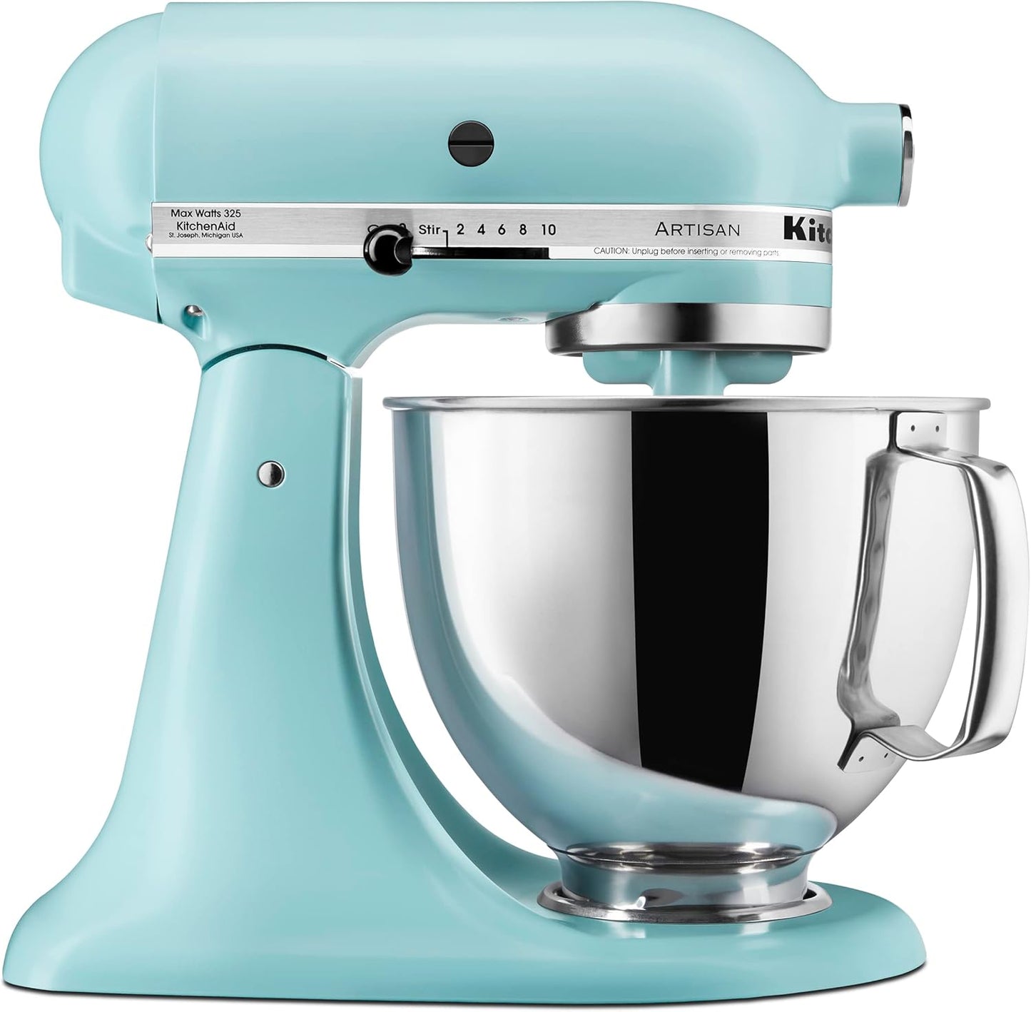 Artisan Series 5 Quart Tilt Head Stand Mixer with Pouring Shield KSM150PS, Almond Cream