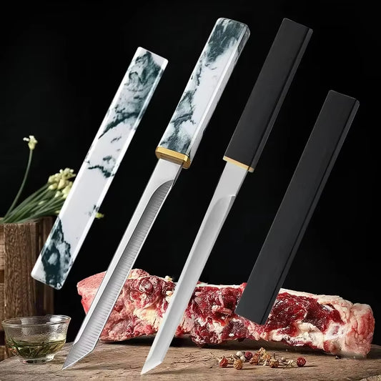 Stainless Steel Cleaver Meat Fruit Fish Knife Professional Kitchen Knives Hand Forge Boning Butcher Knife Utility Knife BBQ Tool