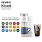 K-Iced Essentials Iced and Hot Single-Serve K-Cup Pod Coffee Maker, White