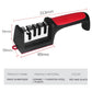 3/4-Segment Kitchen Knife Sharpener Household Multi-Functional Hand-Held 3/4-Purpose Black Sharpening Stone Sharp Knife Tools