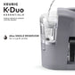 K-Duo Essentials Moonlight Gray Single-Serve K-Cup Coffee Maker