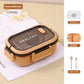 1200ML Double Layer Lunch Box Portable Compartment Salah Fruit Food Box Microwave Lunch Fork and Spoon Picnic Fresh Box